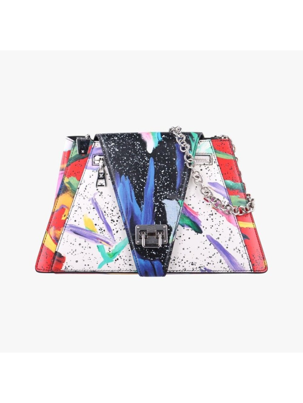 Louis Vuitton Splash Print Trapeze Bag Multicolor Leather